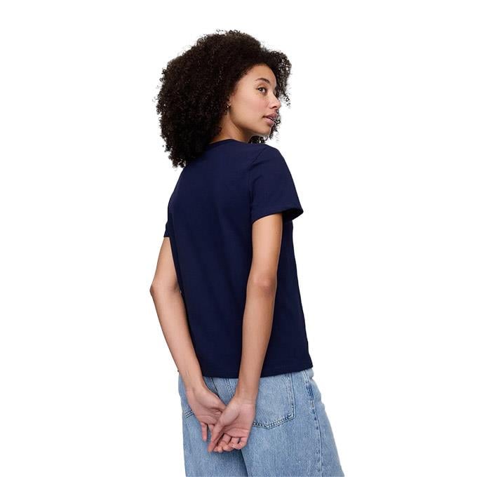 GAP V-SS Fav Graphic Crew Mavi Kadın T-Shirt