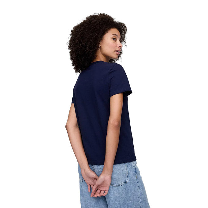 GAP V-SS Fav Graphic Crew Mavi Kadın T-Shirt