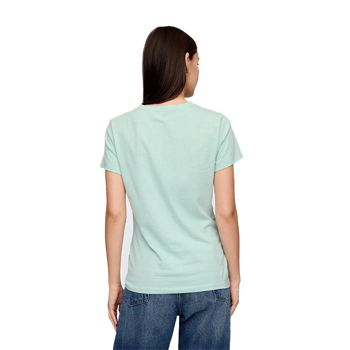 GAP V-SS Logo Classic Yeşil Kadın T-Shirt
