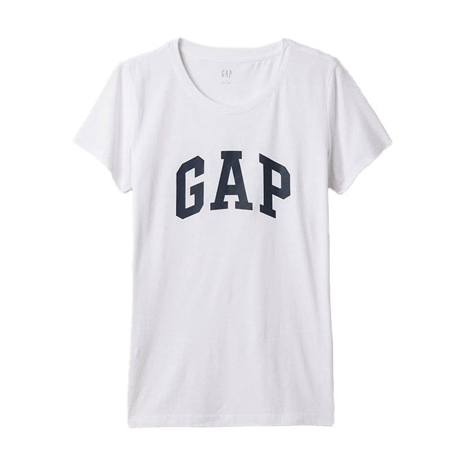 GAP V-SS Logo Classic Beyaz Kadın T-Shirt