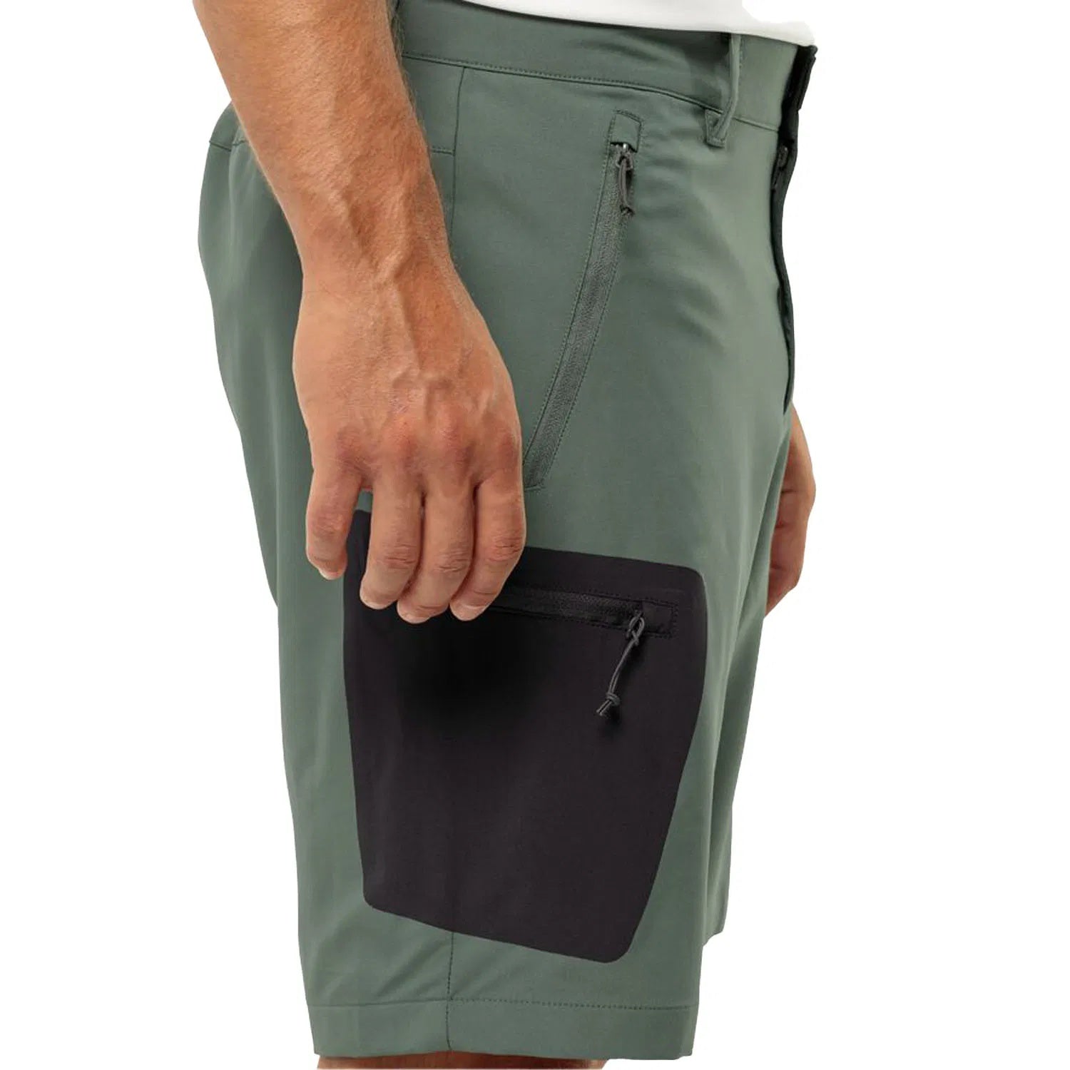 Jack Wolfskin Active Track Erkek Şort - Yeşil