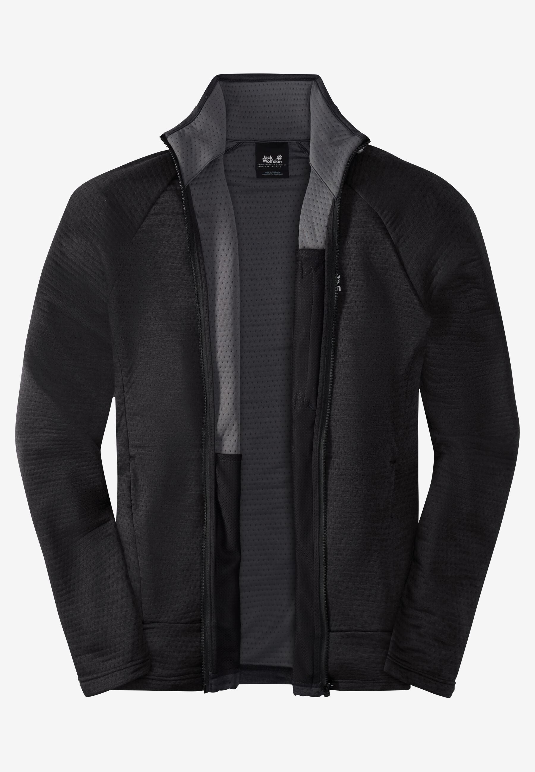 Jack Wolfskin Anytrail Fullzip Erkek Ceket - Siyah