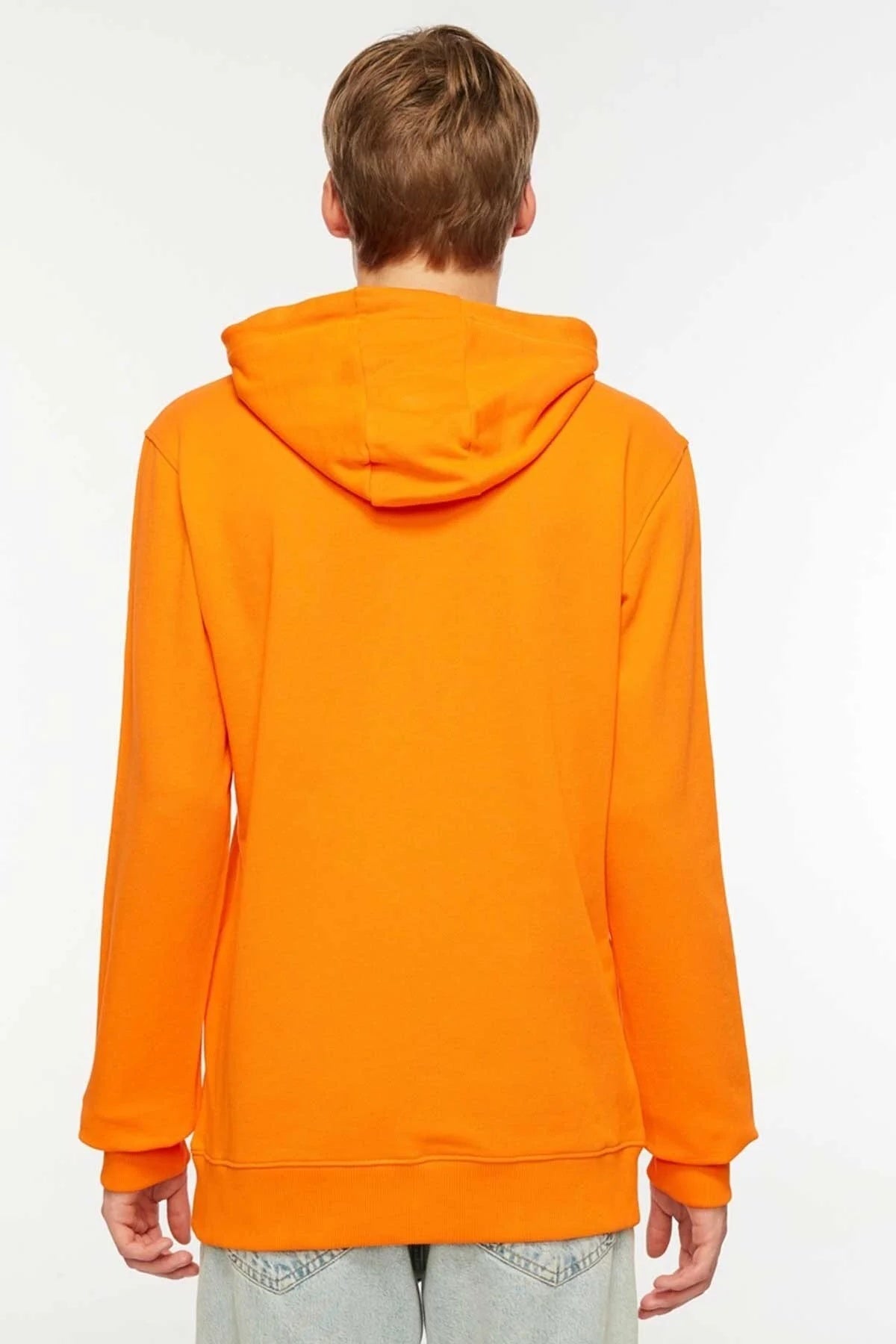 Jack Wolfskin Arthur Erkek Sweatshirt - Turuncu