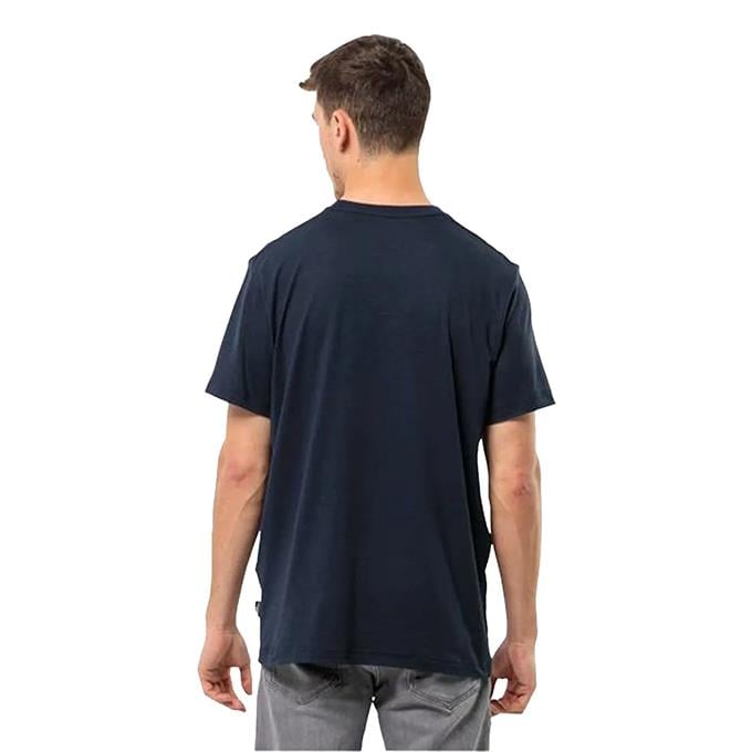 Jack Wolfskin Brand Lacivert Erkek T-Shirt