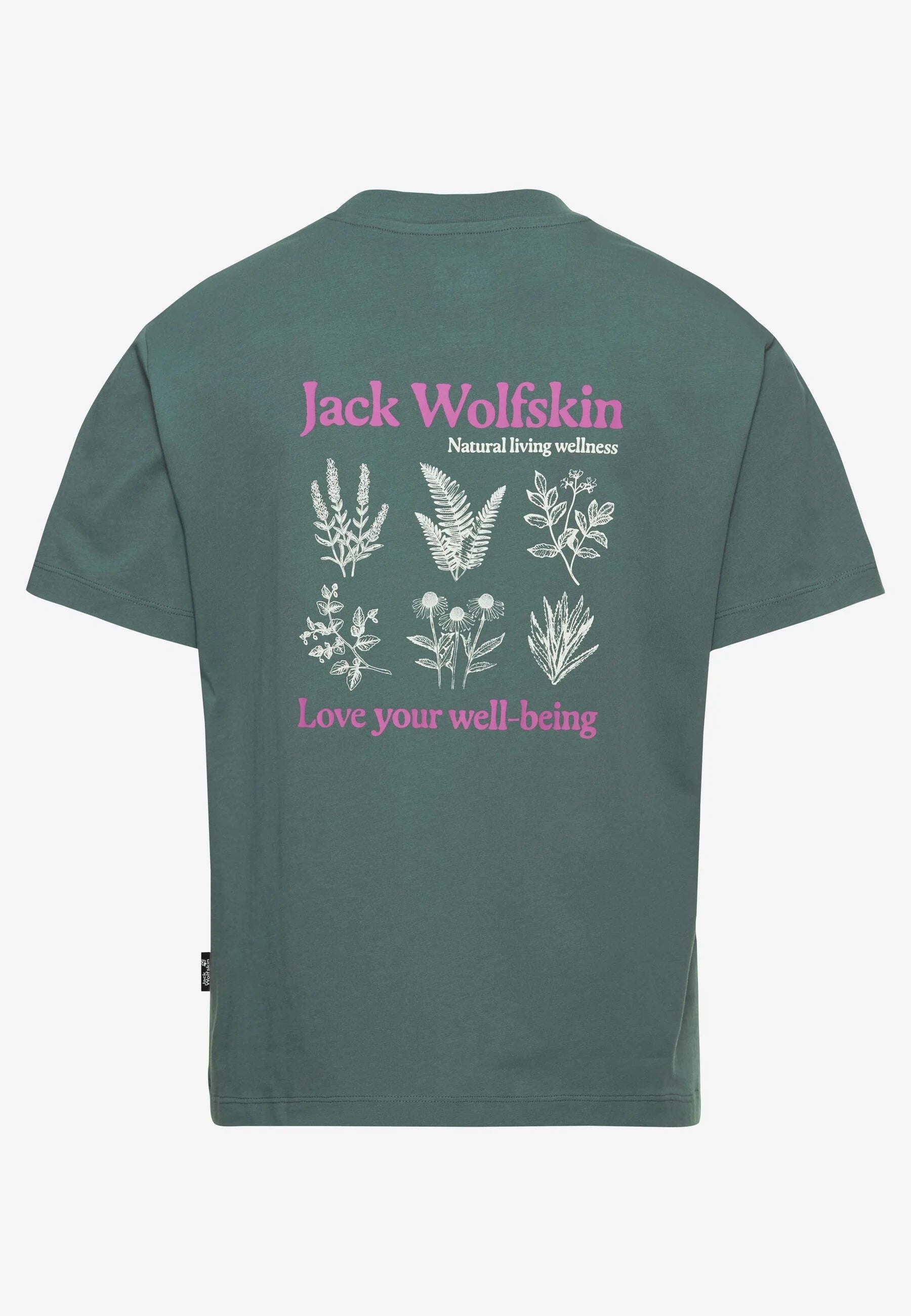 Jack Wolfskin Curious Kadın Tişört - Yeşil