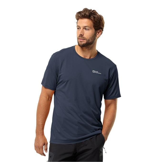 Jack Wolfskin Delgami Lacivert Erkek T-Shirt