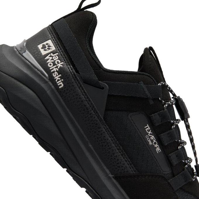 Jack Wolfskin  Dromoventure Athletic Texapore Low Siyah Erkek Outdoor Ayakkabı