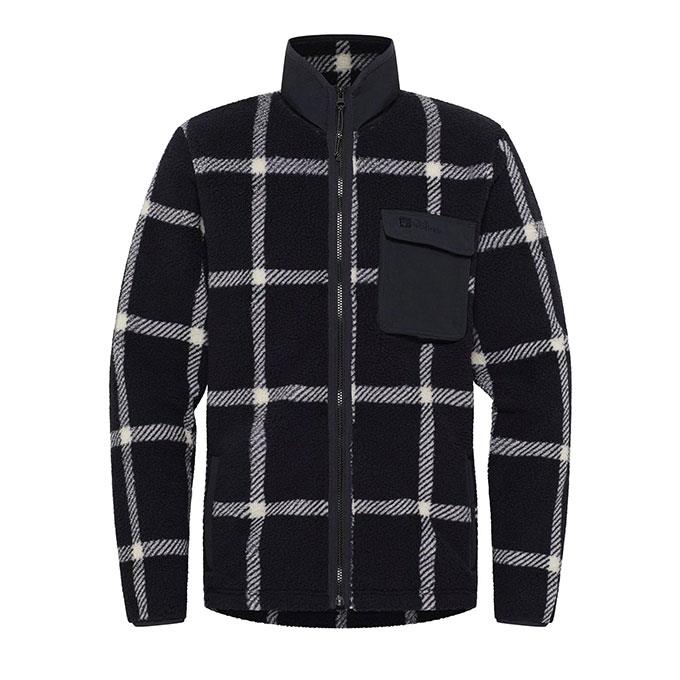 Jack Wolfskin Felslicht Check Lacivert Erkek Mont