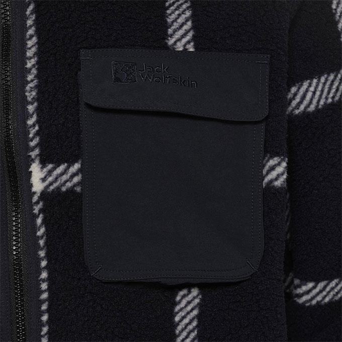Jack Wolfskin Felslicht Check Lacivert Erkek Mont