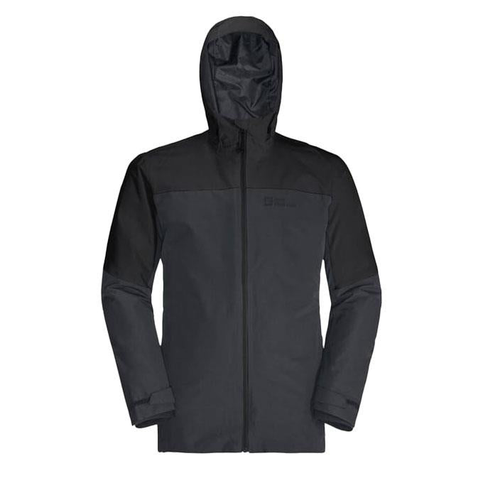 Jack Wolfskin Glaabach 3In1 Siyah Erkek Mont