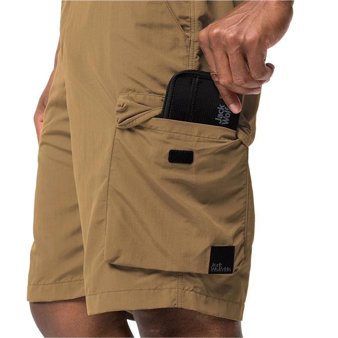 Jack Wolfskin Kalahari Cargo Bej Erkek Şort