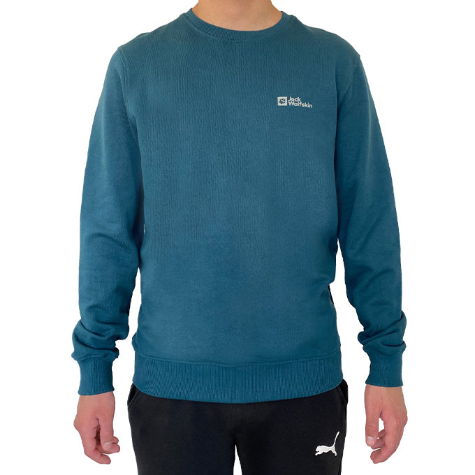 Jack Wolfskin Mark Yeşil Erkek Sweatshirt