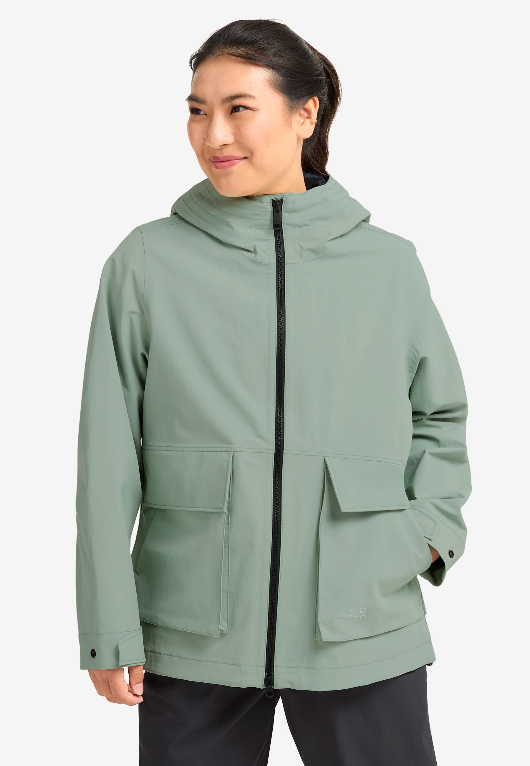 Jack Wolfskin Nabur 2L Kadın Mont - Yeşil