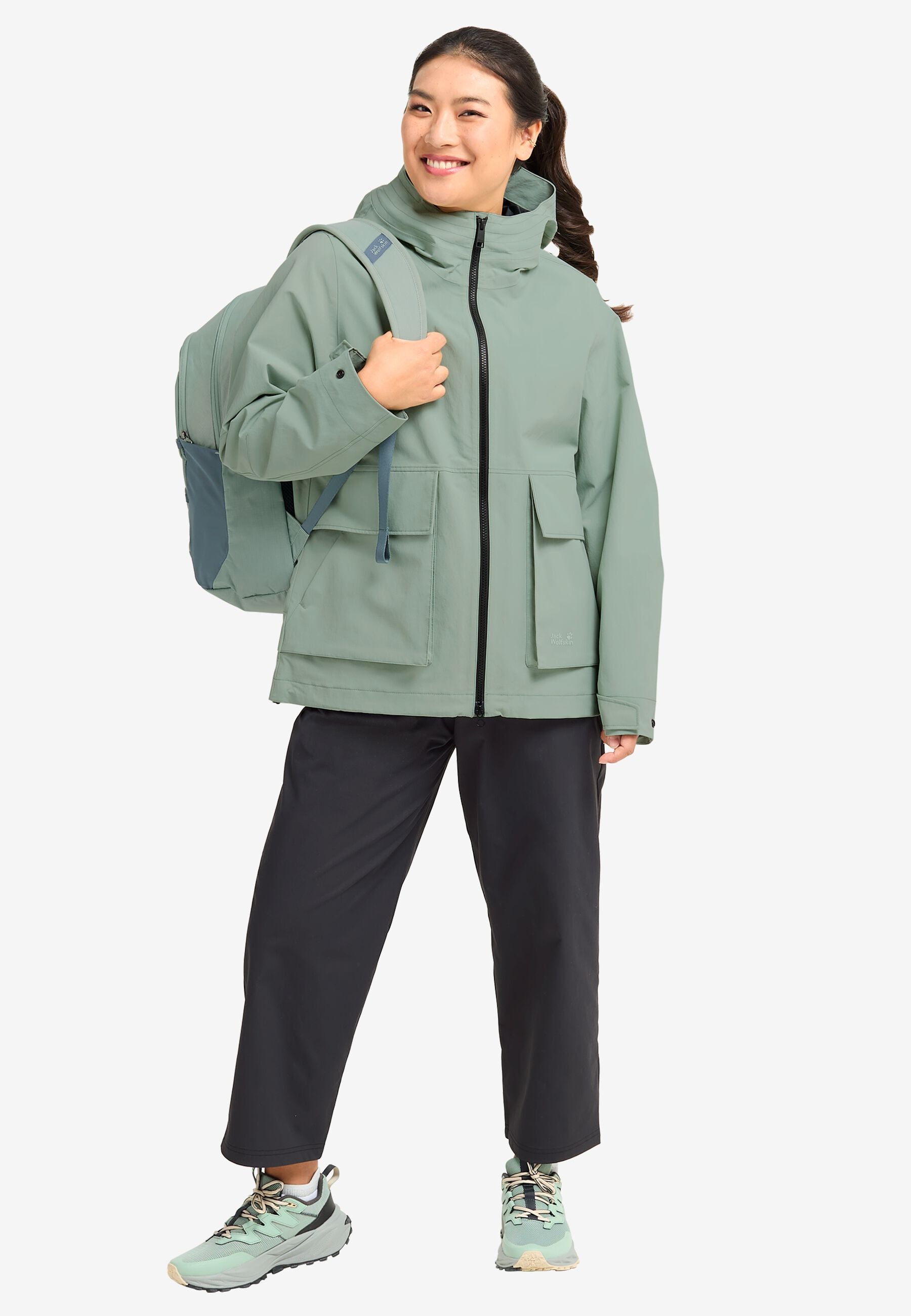 Jack Wolfskin Nabur 2L Kadın Mont - Yeşil