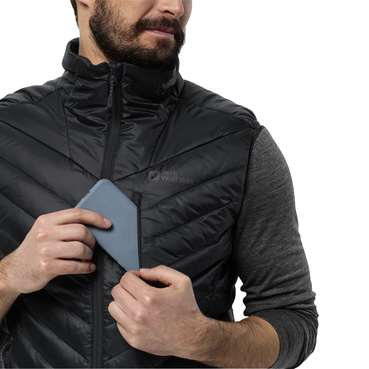 Jack Wolfskin Passamani Erkek Yelek - Antrasit