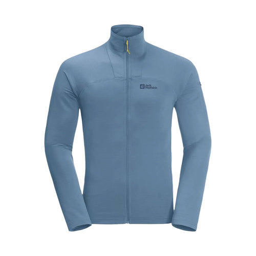 Jack Wolfskin Prelight Full Zipper Erkek Polar - Mavi