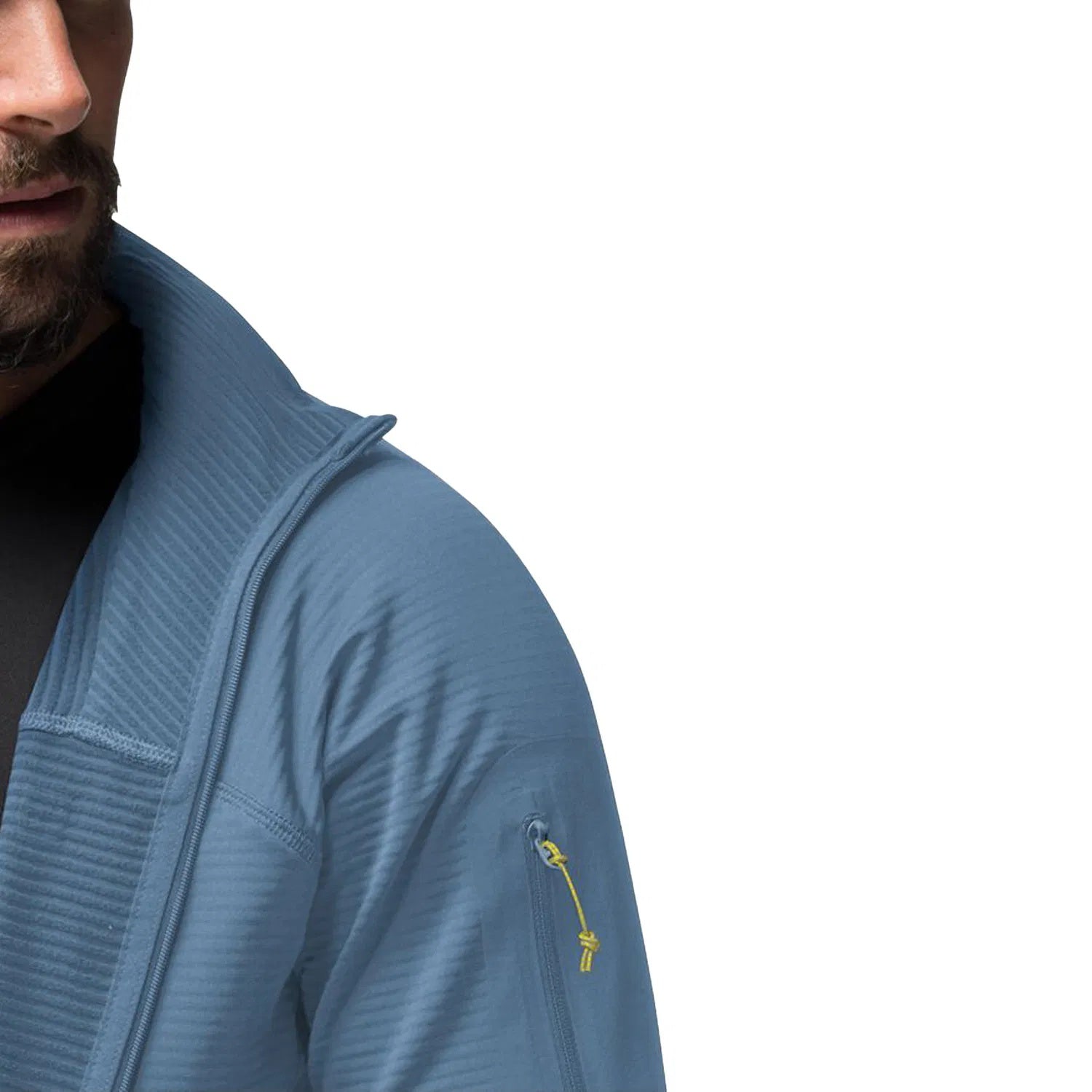 Jack Wolfskin Prelight Full Zipper Erkek Polar - Mavi