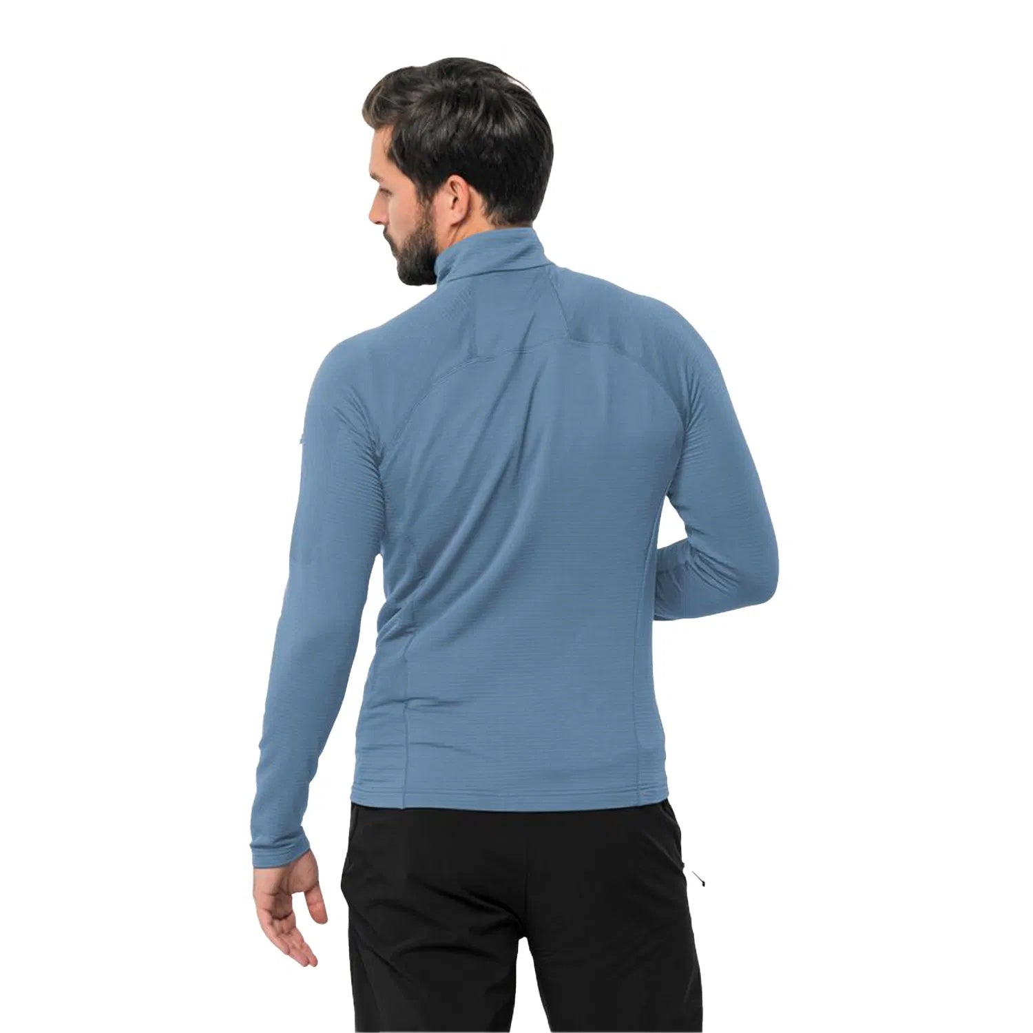 Jack Wolfskin Prelight Full Zipper Erkek Polar - Mavi