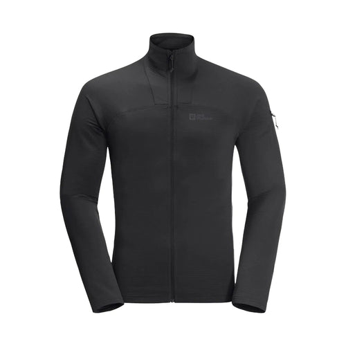 Jack Wolfskin Prelight Full Zipper Erkek Sweat - Siyah