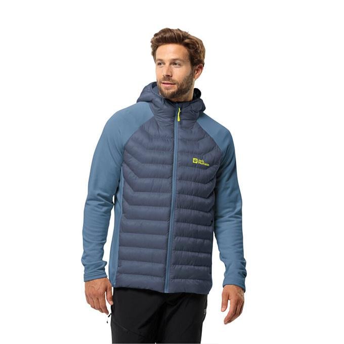 Jack Wolfskin Routeburn Pro Hybrid Lacivert Erkek Mont