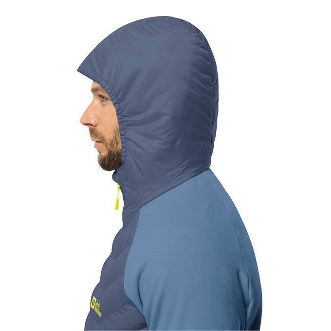 Jack Wolfskin Routeburn Pro Hybrid Lacivert Erkek Mont