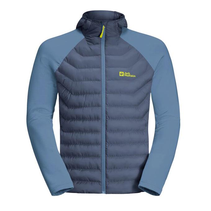 Jack Wolfskin Routeburn Pro Hybrid Lacivert Erkek Mont
