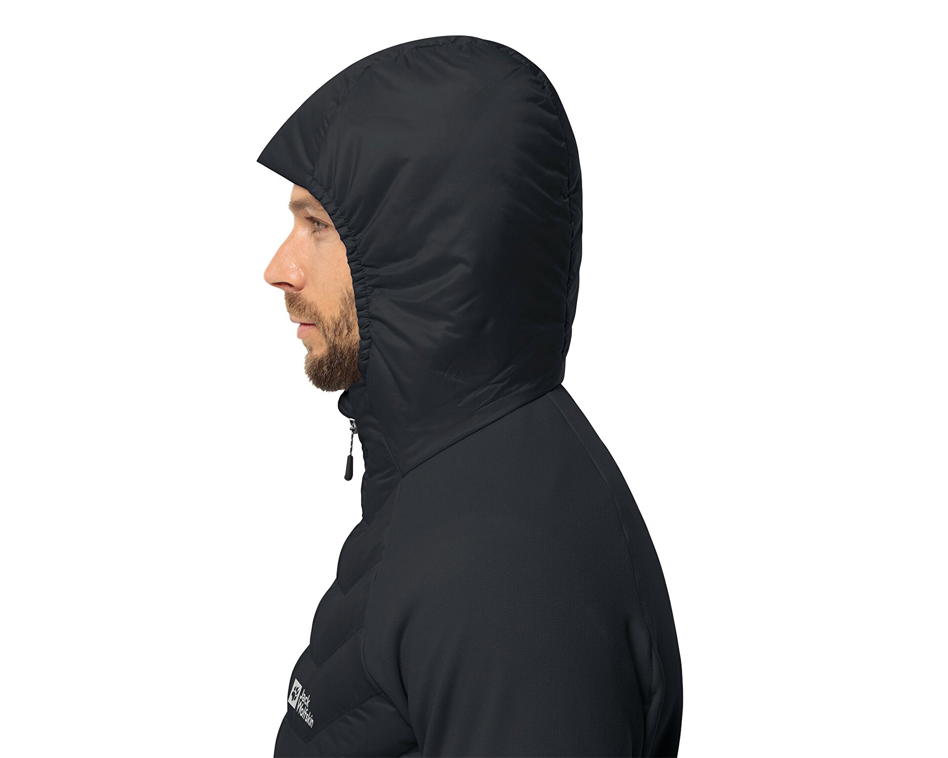 Jack Wolfskin Routeburn Pro Hybrid Erkek Mont - Siyah