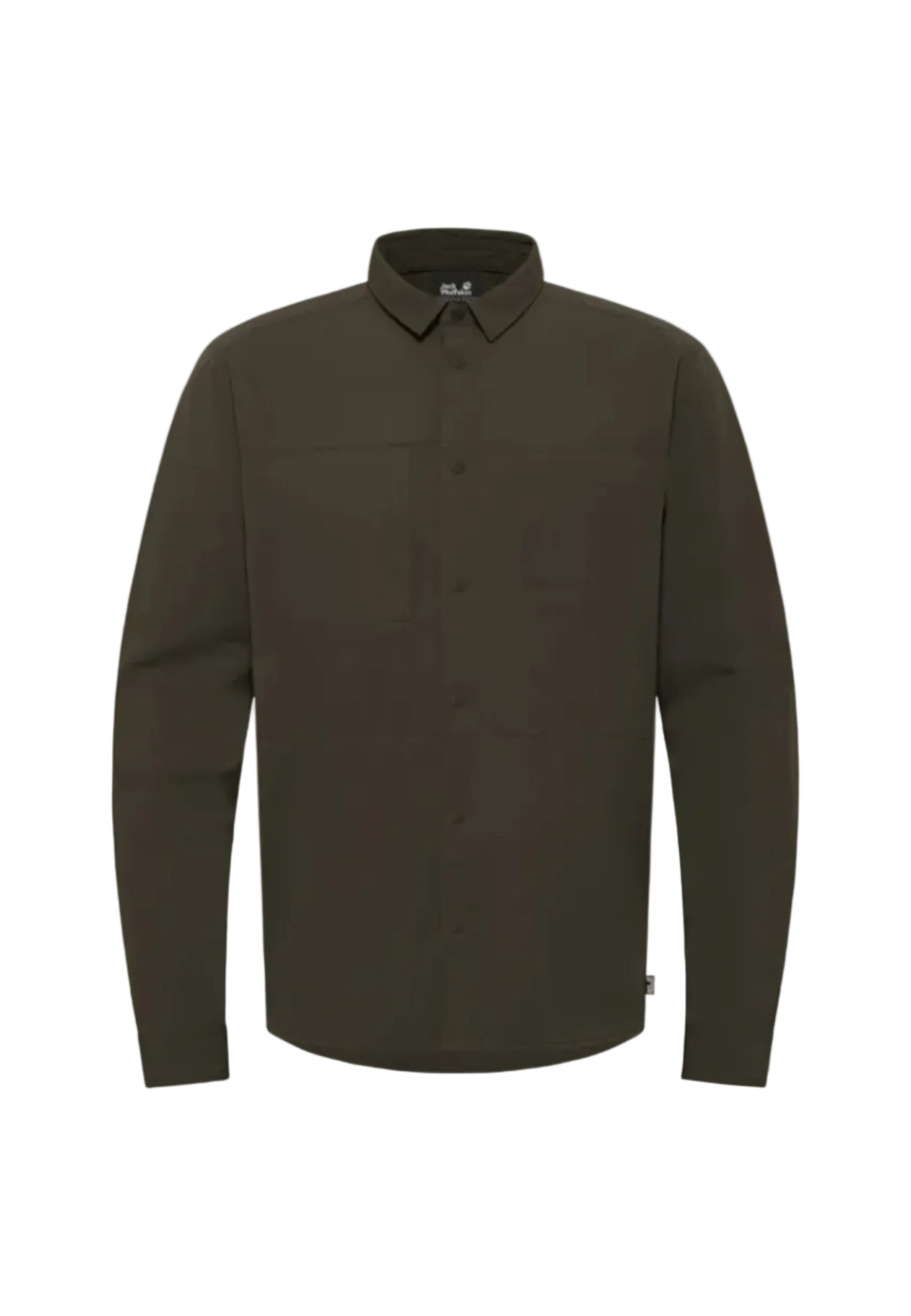Jack Wolfskin Sierra Canyon LS Erkek Gömlek - Haki