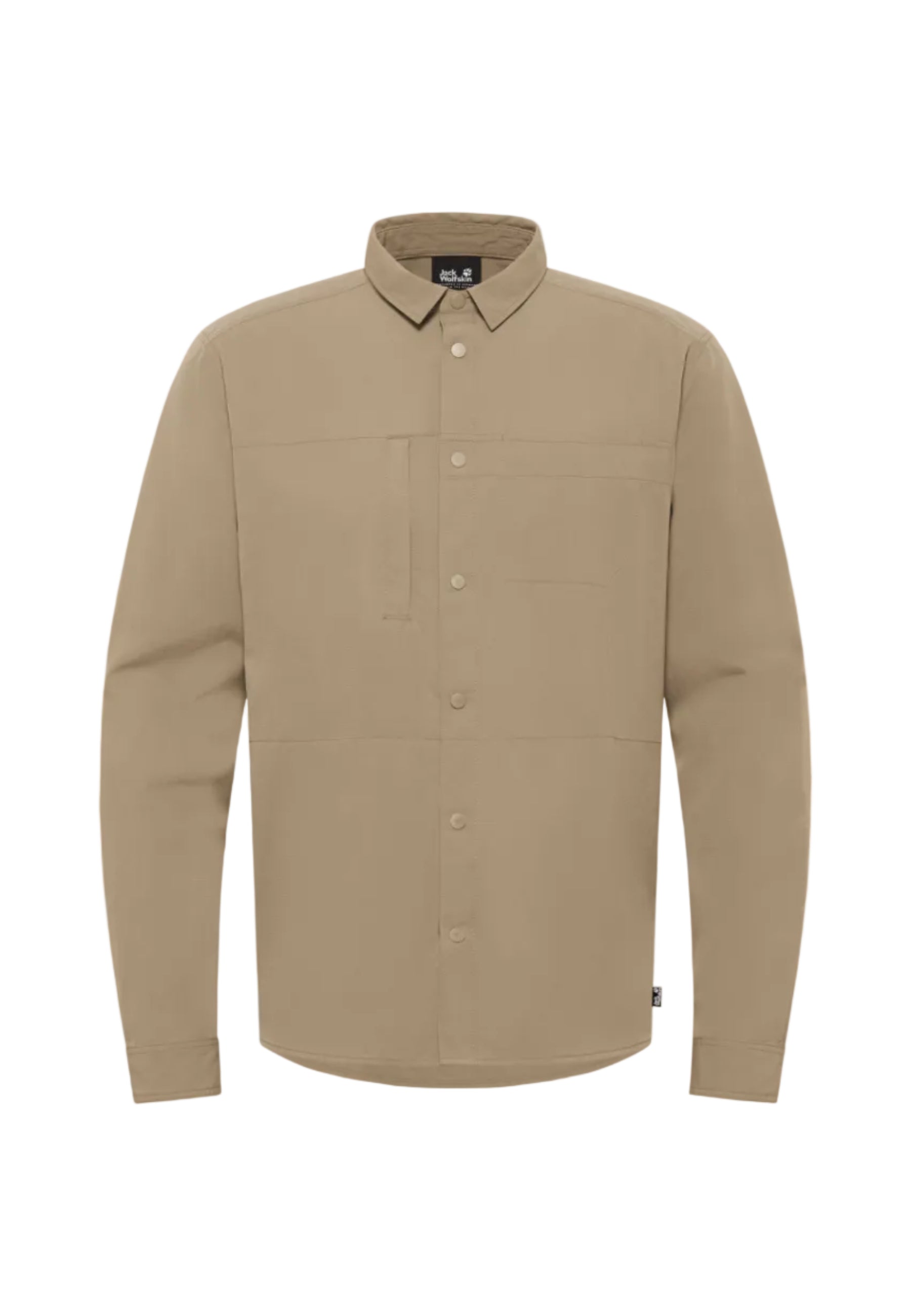 Jack Wolfskin Sierra Canyon LS Erkek Gömlek - Kahverengi
