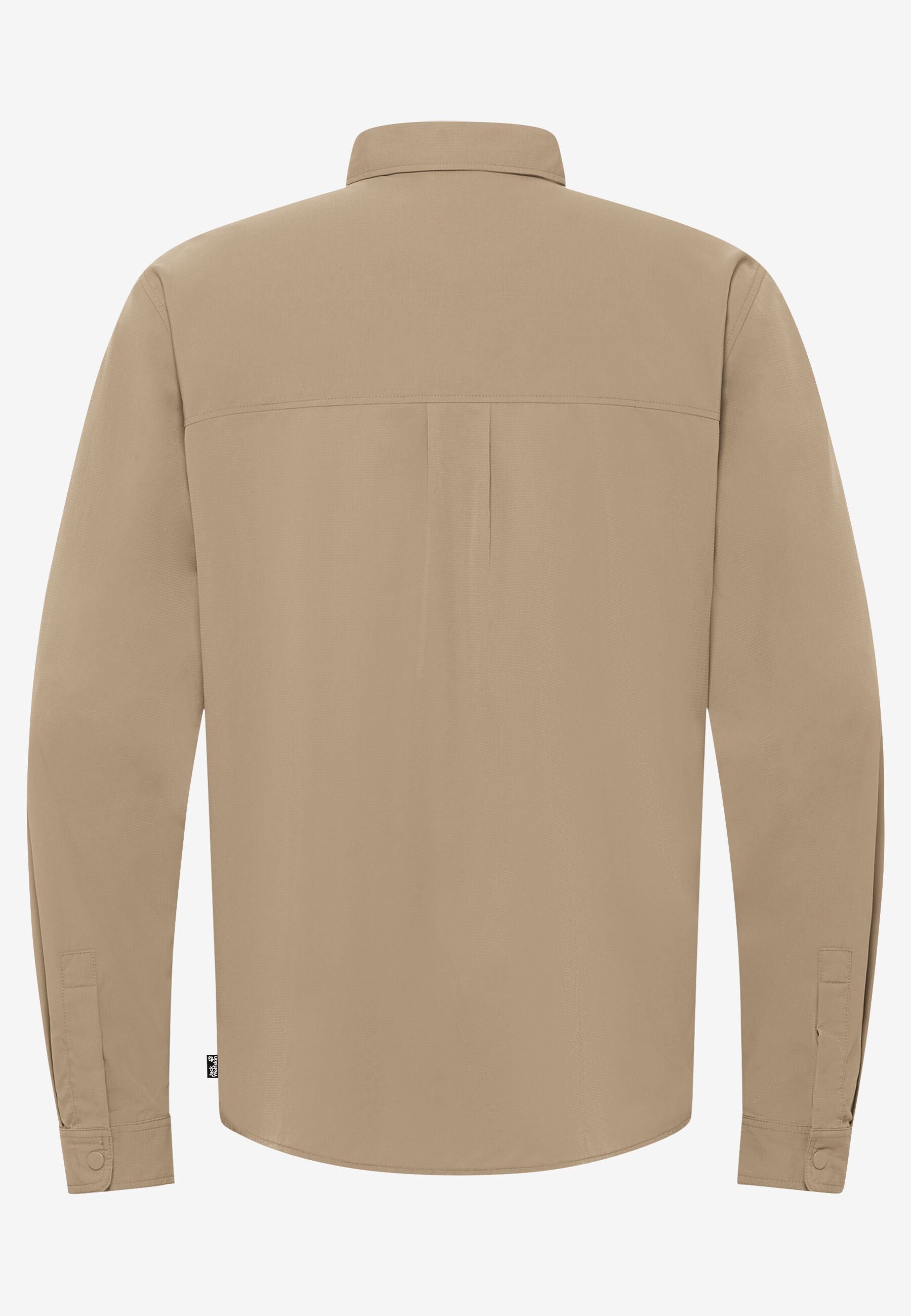 Jack Wolfskin Sierra Canyon LS Erkek Gömlek - Kahverengi