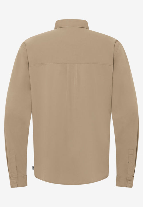Jack Wolfskin  Sierra Canyon LS Erkek Gömlek - Kahverengi
