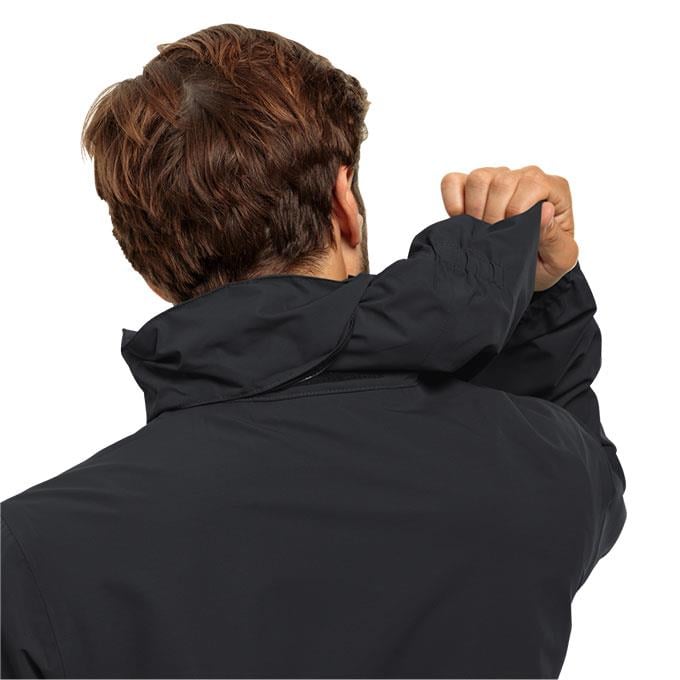 Jack Wolfskin Stormy Point 2L Siyah Erkek Mont