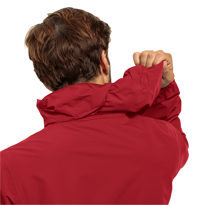 Jack Wolfskin Stormy Point 2L Kırmızı Erkek Mont