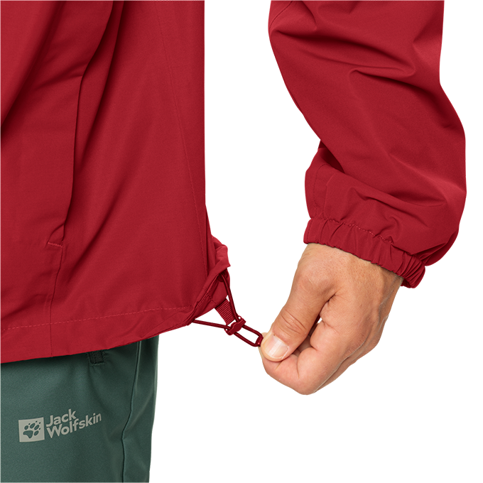 Jack Wolfskin Stormy Point 2L Kırmızı Erkek Mont