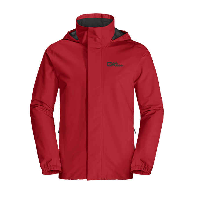 Jack Wolfskin Stormy Point 2L Kırmızı Erkek Mont
