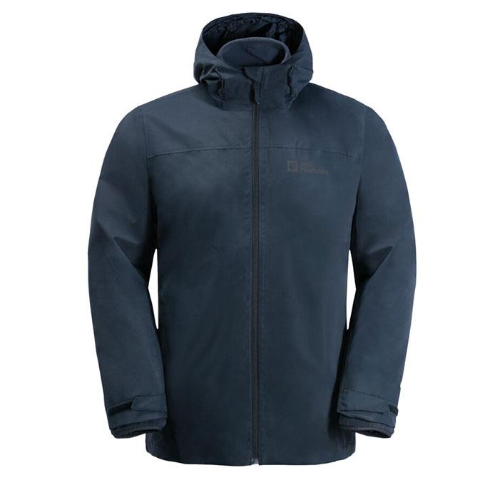 Jack Wolfskin Taubenberg 3In1 Lacivert Erkek Mont