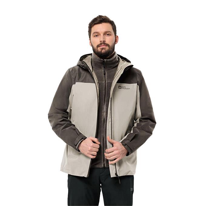Jack Wolfskin Taubenberg 3In1 Bej Erkek Mont