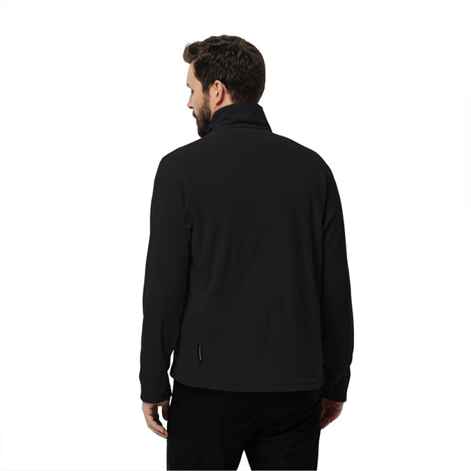 Jack Wolfskin Taunus Full Zipper Siyah Erkek Polar