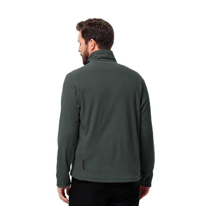 Jack Wolfskin Taunus Full Zipper Siyah Erkek Polar