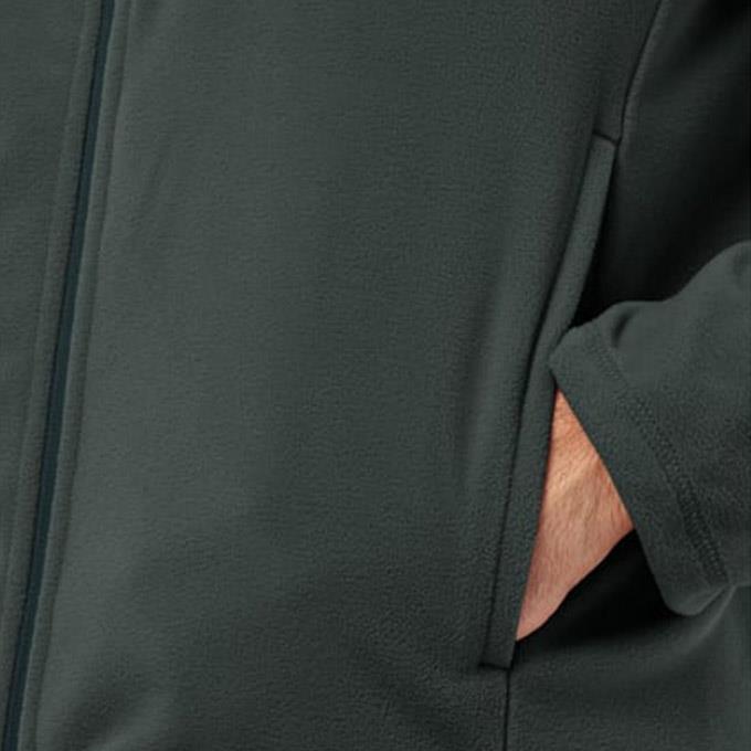 Jack Wolfskin Taunus Full Zipper Siyah Erkek Polar