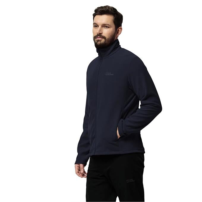 Jack Wolfskin Taunus Full Zipper Lacivert Erkek Polar