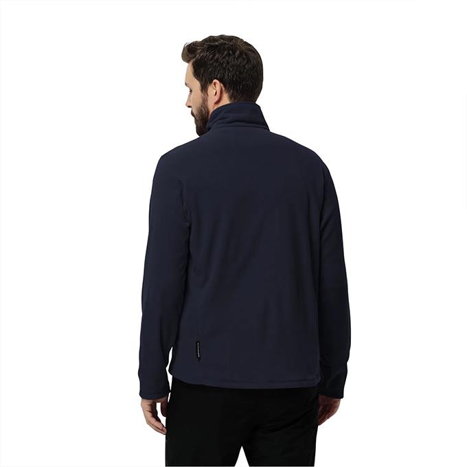 Jack Wolfskin Taunus Full Zipper Lacivert Erkek Polar
