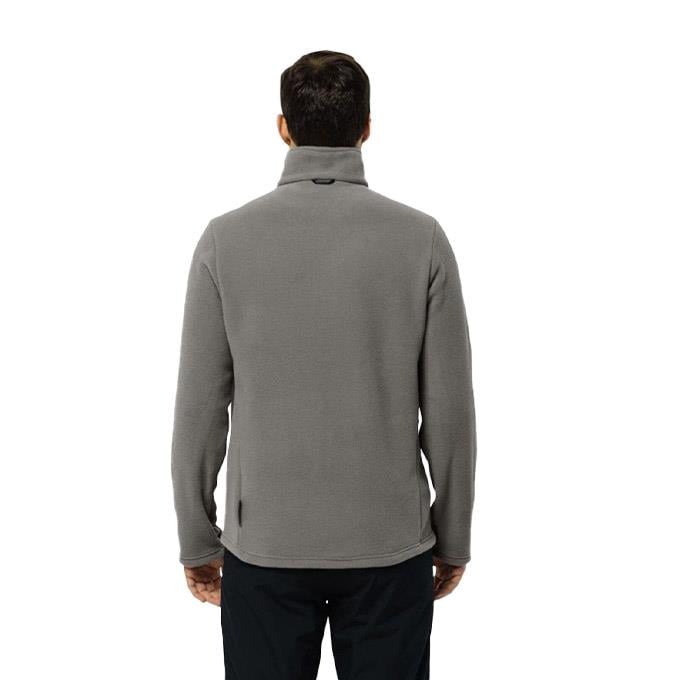 Jack Wolfskin Taunus Full Zipper Gri Erkek Polar