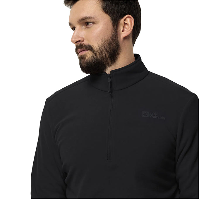 Jack Wolfskin Taunus HZ Siyah Erkek Polar
