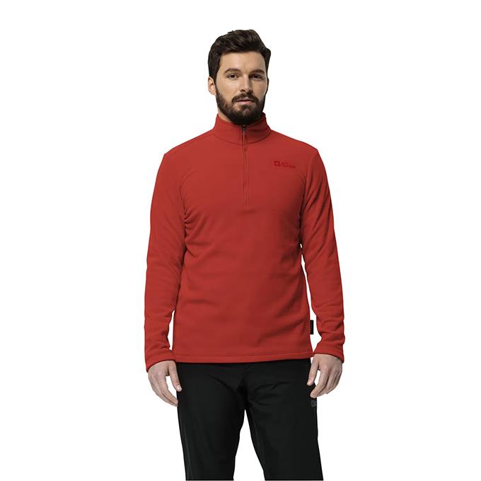 Jack Wolfskin Taunus HZ Kırmızı Erkek Polar