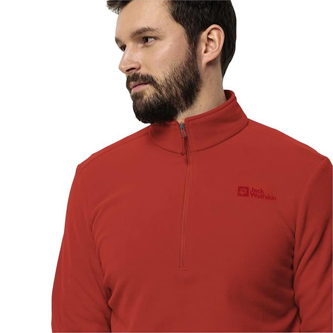 Jack Wolfskin Taunus HZ Kırmızı Erkek Polar