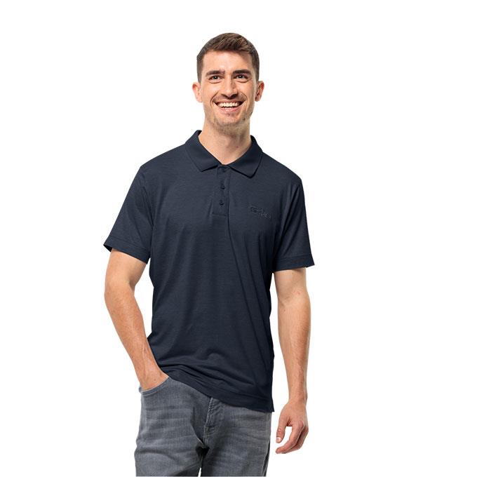 Jack Wolfskin Travel Lacivert Erkek T-Shirt