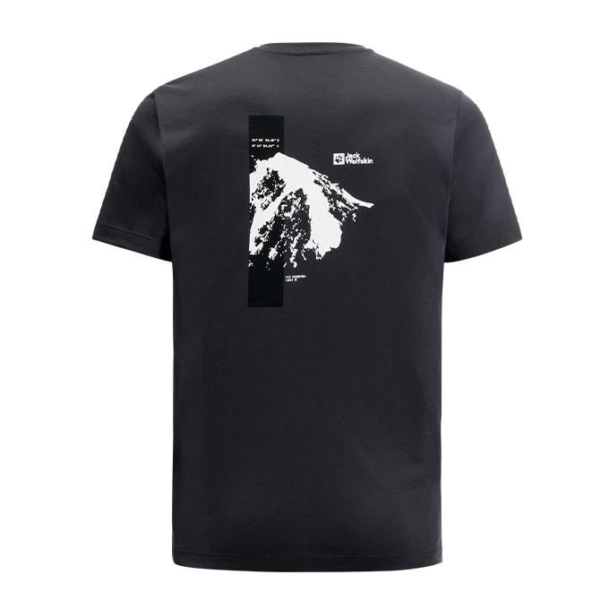 Jack Wolfskin Vonnan Graphic Antrasit Erkek T-Shirt