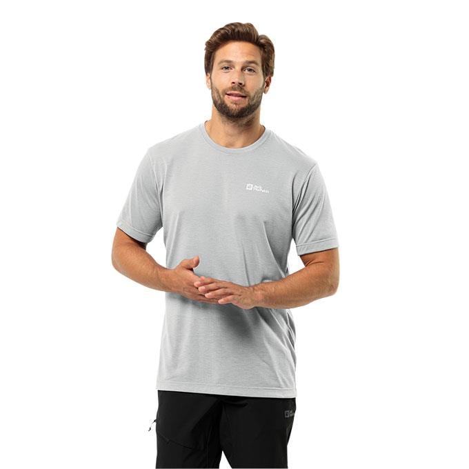Jack Wolfskin Vonnan Gri Erkek T-Shirt