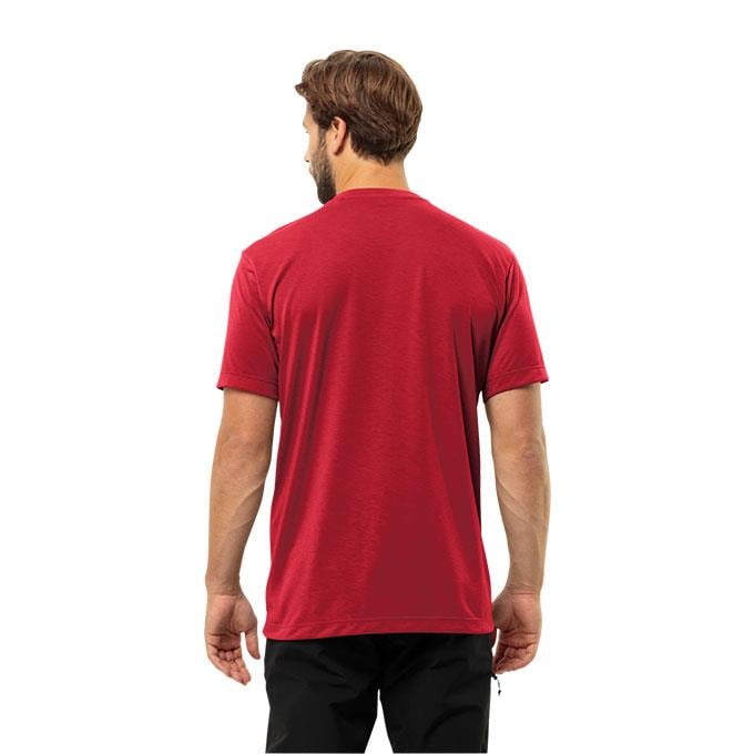 Jack Wolfskin Vonnan Kırmızı Erkek T-Shirt